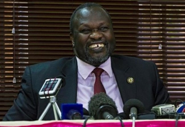 زعيم المتمردين في جنوب السودان رياك مشار يعود الى جوبا