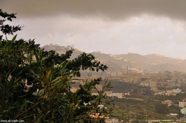 الأرصاد أمطار رعدية على معظم مناطق المملكة